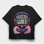Hardcore Gamer, Tricou Oversize Barbati (Unisex)