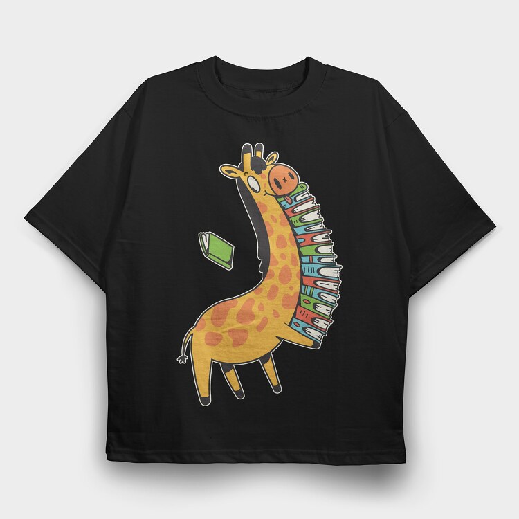 Giraffe Books, Tricou Oversize Barbati (Unisex)