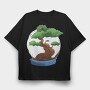 Bonsai Tree, Tricou Oversize Barbati (Unisex)