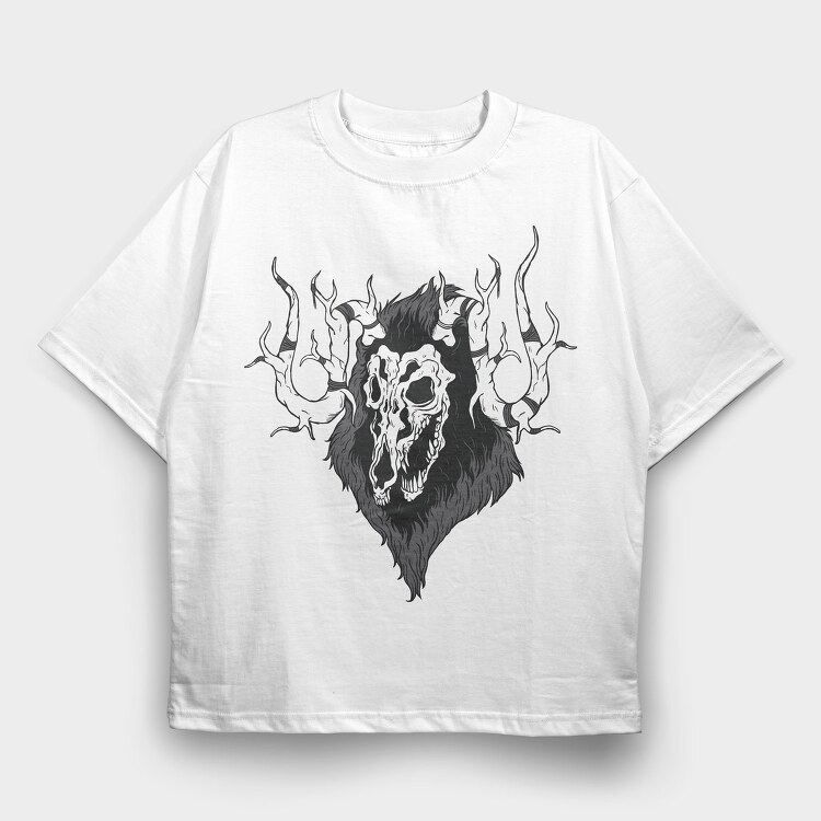 Wendigo, Tricou Oversize Barbati (Unisex)