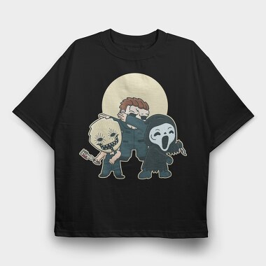 Horror Cartoons, Tricou Oversize Barbati (Unisex)