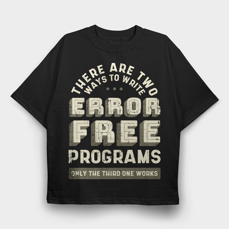 Programmer Error, Tricou Oversize Barbati (Unisex)