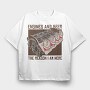 Engine and Beer, Tricou Oversize Barbati (Unisex)