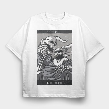 The Devil Card, Tricou Oversize Barbati (Unisex)
