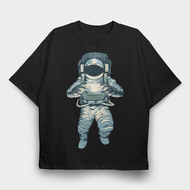 Astronaut Light, Tricou Oversize Barbati (Unisex)