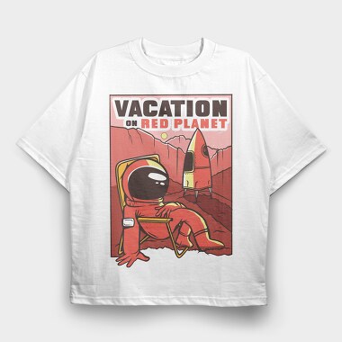 Marsvacations, Tricou Oversize Barbati (Unisex)