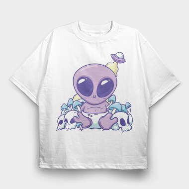 Baby Alien, Tricou Oversize Barbati (Unisex)