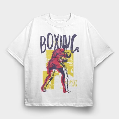 Box, Tricou Oversize Barbati (Unisex)