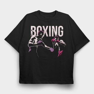 Boxing, Tricou Oversize Barbati (Unisex)