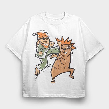 Karatefight, Tricou Oversize Barbati (Unisex)