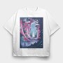 Fantasy Landscape 04, Tricou Oversize Barbati (Unisex)