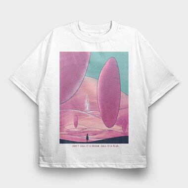 Fantasy Landscape 07, Tricou Oversize Barbati (Unisex)
