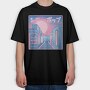 City Vaporwave, Tricou Oversize Barbati (Unisex)