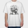 Drummers be Crazy, Tricou Oversize Barbati (Unisex)