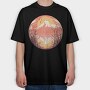Vulcan Sunset, Tricou Oversize Barbati (Unisex)