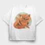 Angry Cat, Tricou Oversize Barbati (Unisex)