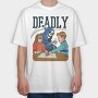 Deadly Games, Tricou Oversize Barbati (Unisex)