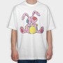 Rustic Rabbit Toy, Tricou Oversize Barbati (Unisex)