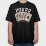 Poker, Tricou Oversize Barbati (Unisex)