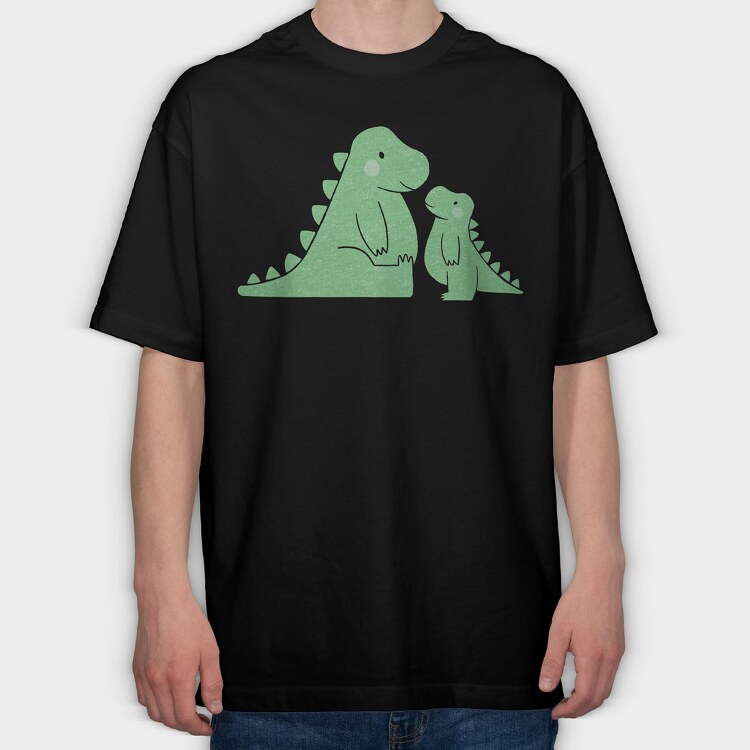 Cute Dinosaur, Tricou Oversize Barbati (Unisex)