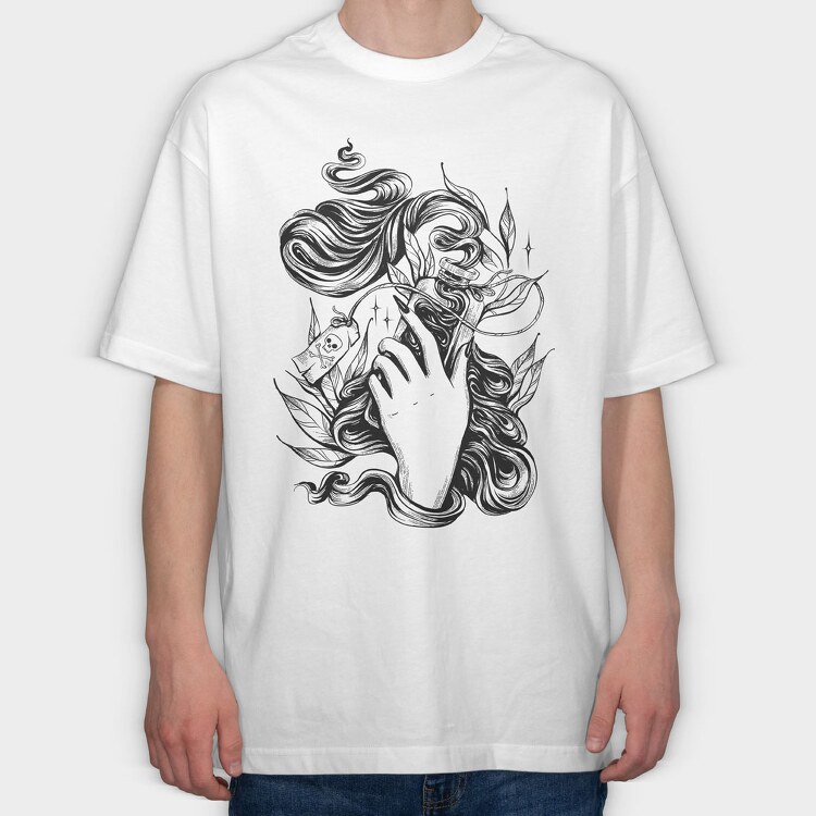 Dark 03, Tricou Oversize Barbati (Unisex)