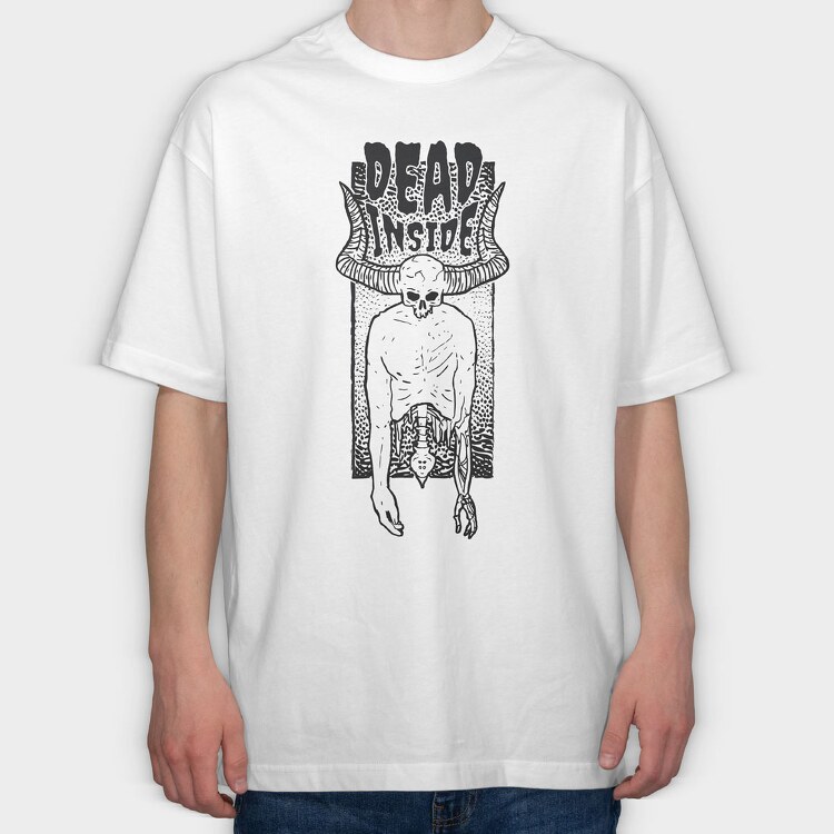 Dead Inside, Tricou Oversize Barbati (Unisex)