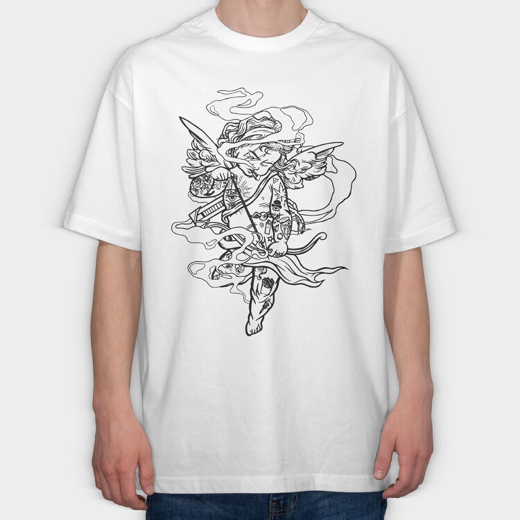 Cupidon, Tricou Oversize Barbati (Unisex)