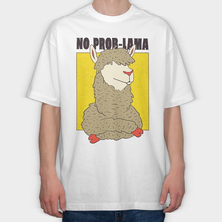 No Problama, Tricou Oversize Barbati (Unisex)