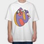 Knife Sloth, Tricou Oversize Barbati (Unisex)