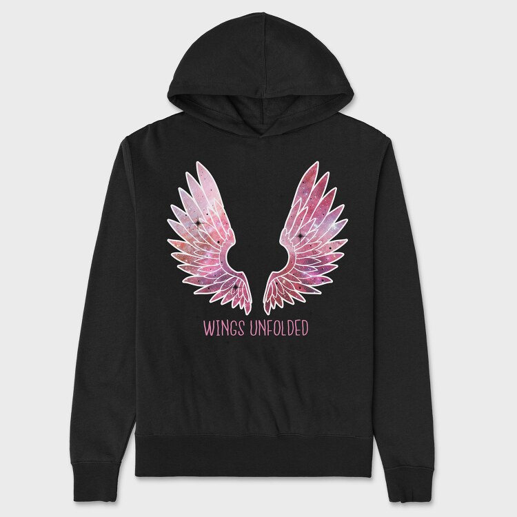 Galaxy Wings, Hanorac Oversize Barbati (Unisex)