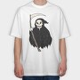 Grim Reaper Skull, Tricou Oversize Barbati (Unisex)