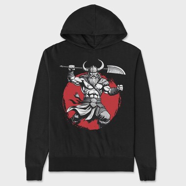 Viking Red, Hanorac Oversize Barbati (Unisex)