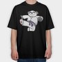 Carate Panda, Tricou Oversize Barbati (Unisex)