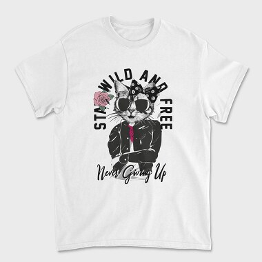 Cool Cat Boss, Tricou Barbati (Unisex)