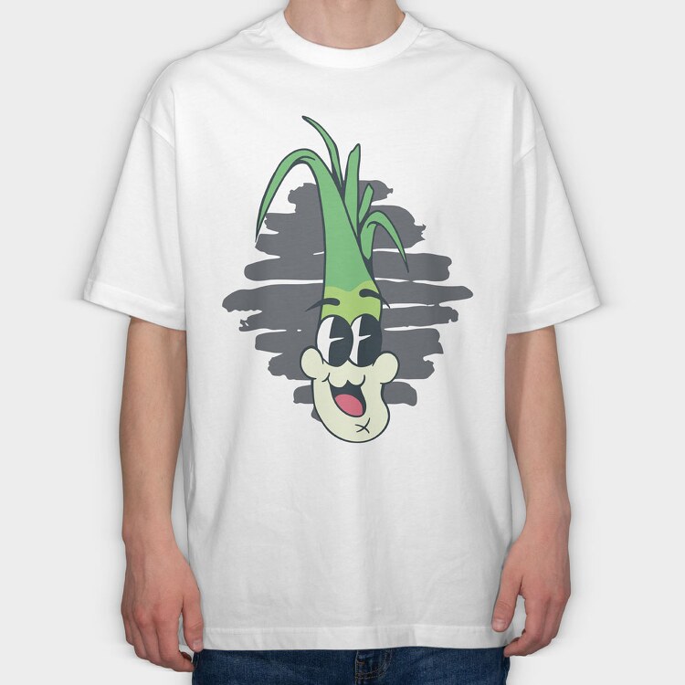 Leek Funny, Tricou Oversize Barbati (Unisex)