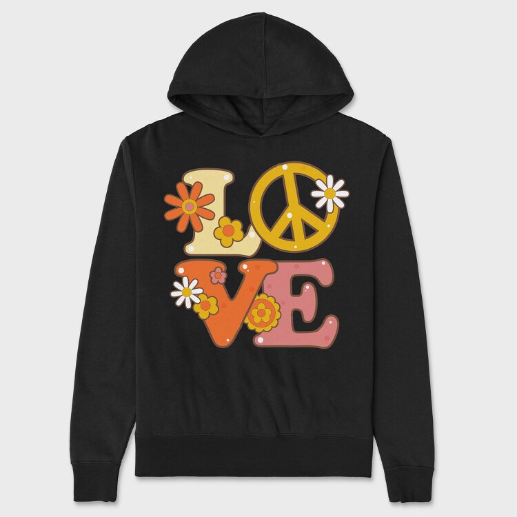 Love Illustration, Hanorac Oversize Barbati (Unisex)