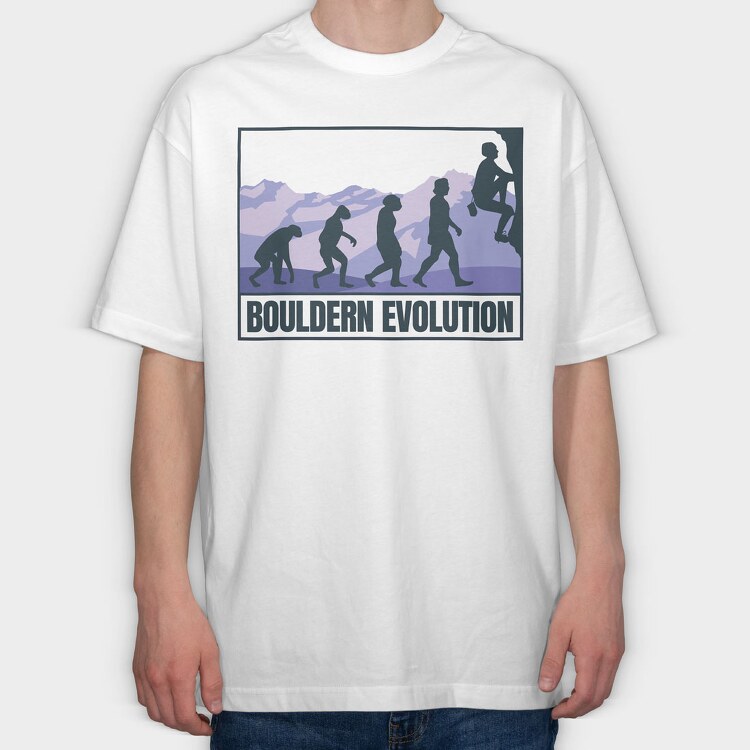 Bouldern, Tricou Oversize Barbati (Unisex)