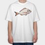 Fish Golden, Tricou Oversize Barbati (Unisex)