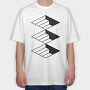 Minimal Geometric 4, Tricou Oversize Barbati (Unisex)