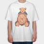 Father And Son Lion, Tricou Oversize Barbati (Unisex)