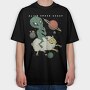 Alien On Sheep, Tricou Oversize Barbati (Unisex)
