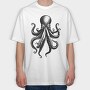 Octopus, Tricou Oversize Barbati (Unisex)