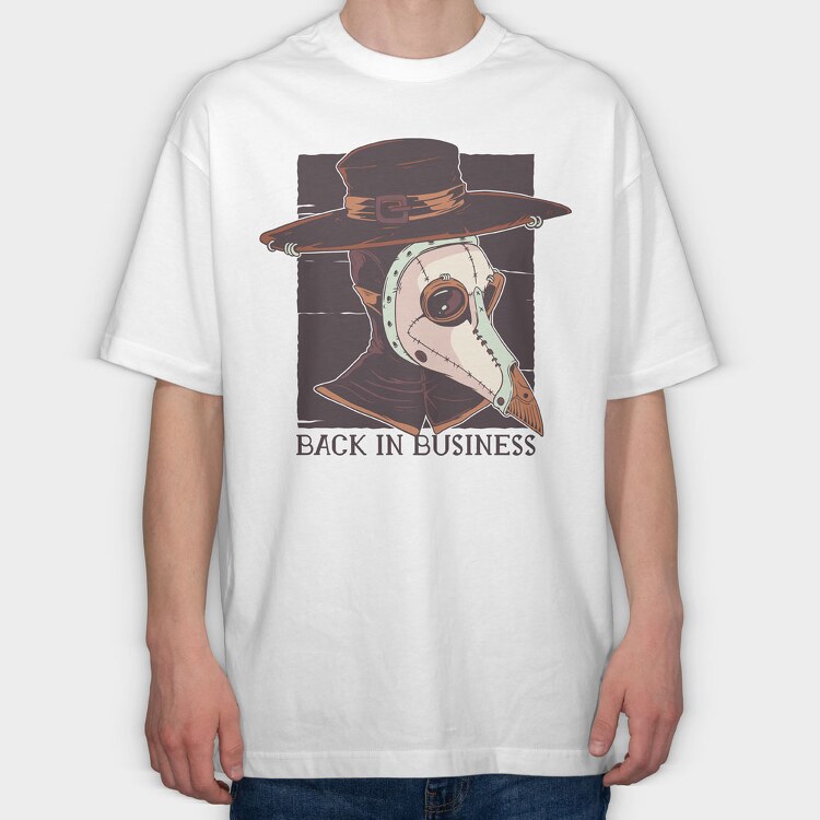 Doctor Plague, Tricou Oversize Barbati (Unisex)