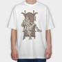 Viking Lady, Tricou Oversize Barbati (Unisex)