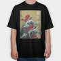 Big Wave Dragons, Tricou Oversize Barbati (Unisex)