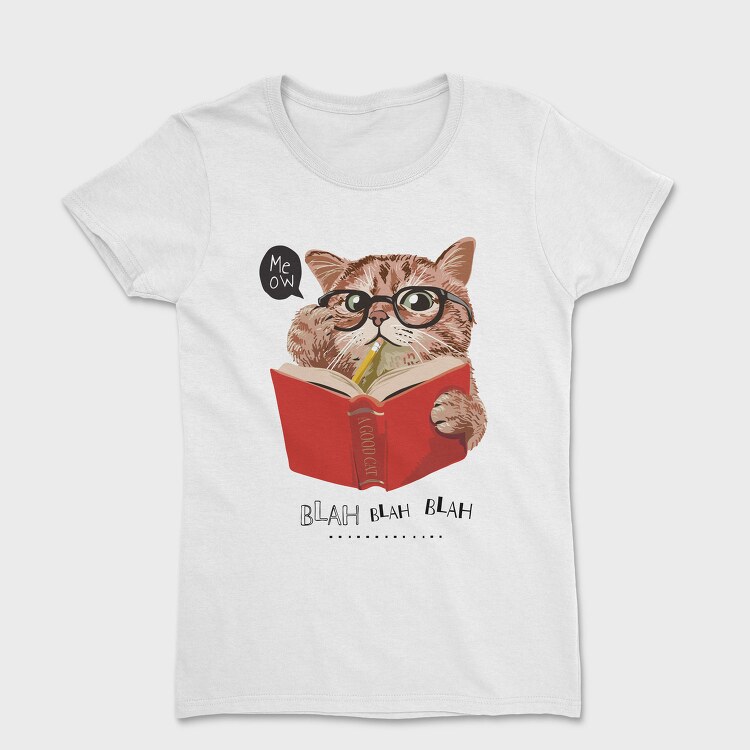 Cat Book Meow, Tricou Femei