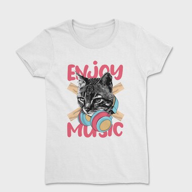 Cat Music Vibes, Tricou Femei