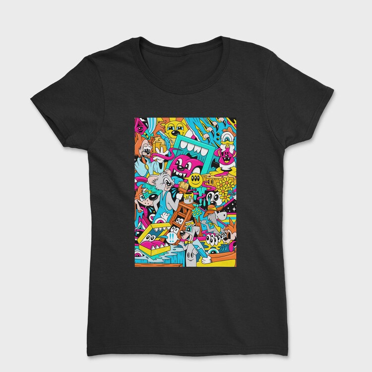 Colorful Chaos Crew, Tricou Femei