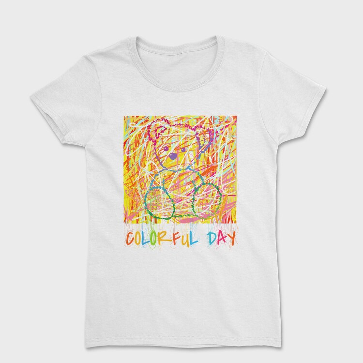 Colorful Chaos Day, Tricou Femei