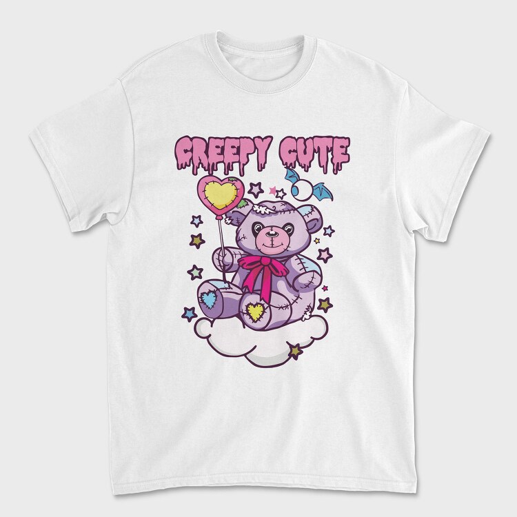 Creepy Cute Bear, Tricou Barbati (Unisex)